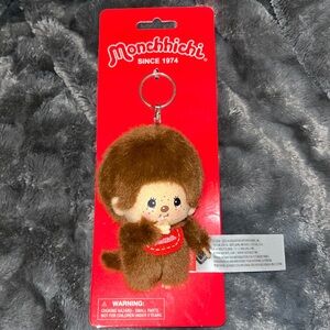 Monchhichi Plush Keychain - New with original packaging -  70’s 80’s Nostalgia